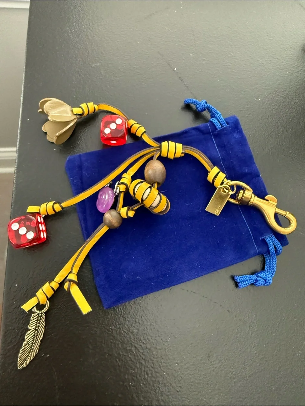 Coach NEW Cluster Dice Bag Charm